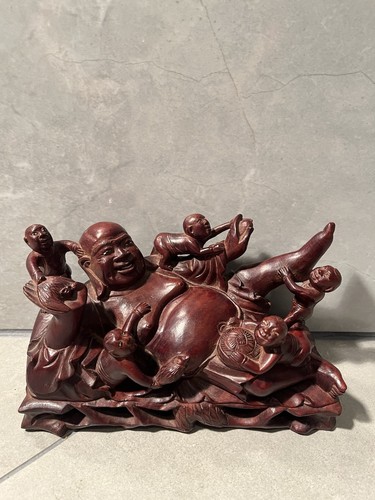 Sculpture bouddha bois - bouddha, en