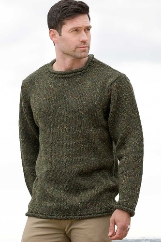 Pull homme 100 laine - pull, donegal