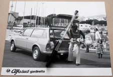 1970's ALFA ROMEO ALFASUD GIARDINETTA Photo Foto Presse Originale *Brochure