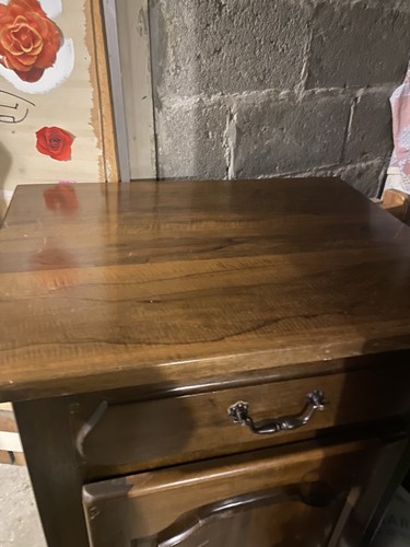Meuble hifi vintage bois - meuble, en