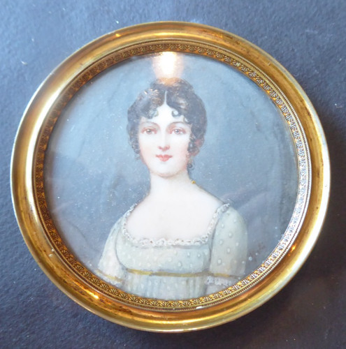 Ancien portrait peinture - ancien,