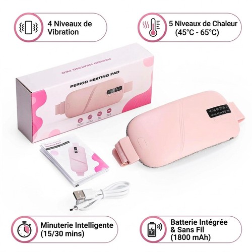 Coussin chauffant menstruel - coussin,
