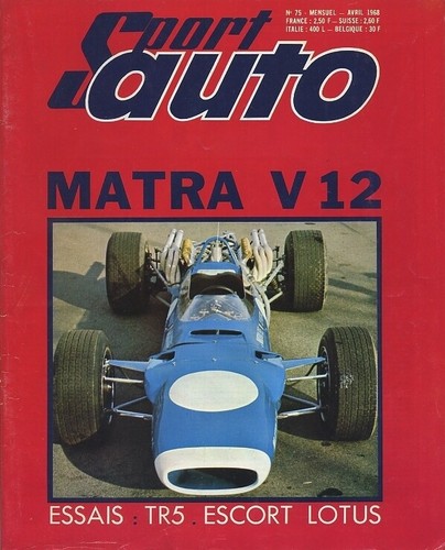 Sport auto 1968 matra - 04/1968,