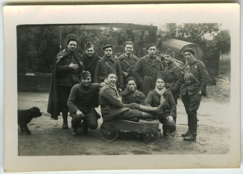 Antique photo military group - photo,