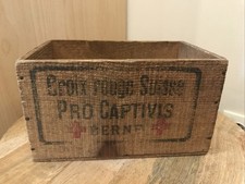 Ancienne Boîte Bois Croix