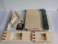 Nichoir Kit de Montage (Grand ), Ardoise, Villa / Nichoir à Oiseaux, Nichoir