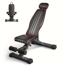Banc De Musculation Pliable Réglable Multifonction  Entraînement Fitness Maison