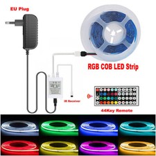 1m~5m RGB COB LED Bande Lumière 840LEDs/m LED Strip Lights Ruban Kit Complet 24V