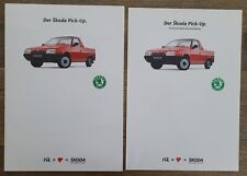 Skoda Favorit Pick Up Brochure/Brochure/Folleto/Opuscolo/Broszura/Broschyr