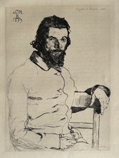 Félix Bracquemond Gravure Eau