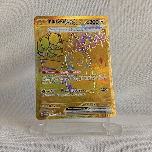 Carte pokémon pikachu ex - carte,