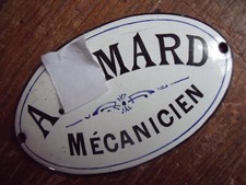 ANCIENNE PLAQUE EMAILLEE