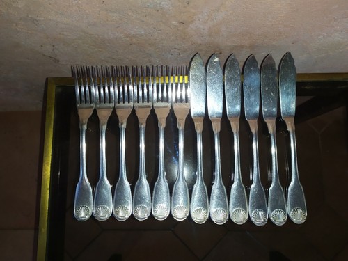 Christofle fourchettes 6 - 6, +