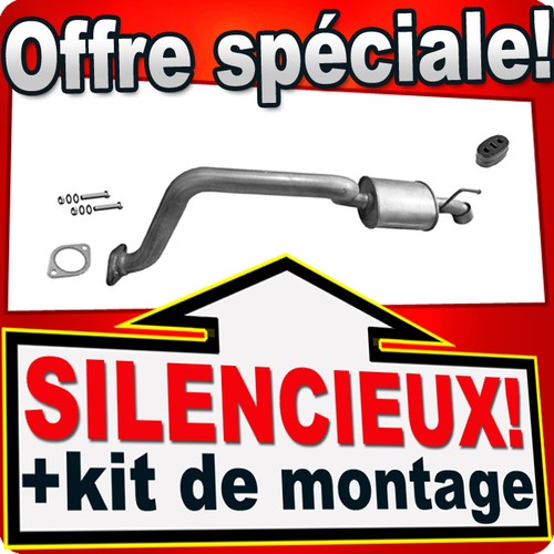 Silencieux arriere pour - silencieux,
