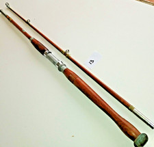 ancienne canne à pêche en bambou refendu  2 brins  marque Ocean (n°13 )