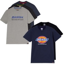 Dickies Hommes Travail T-Shirts Rutland Dension Tradie Manche Courte Léger Coton