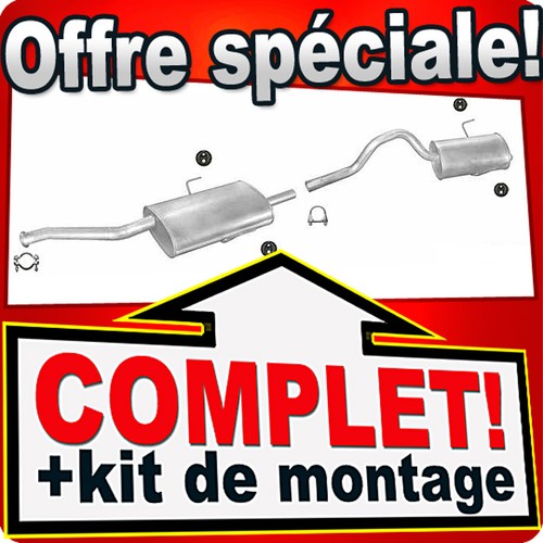 Ligne pot échappement pour - d'échappement,