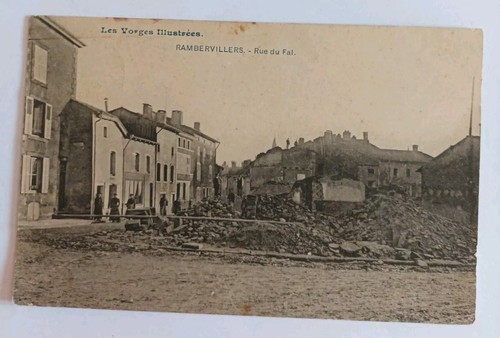 Cpa rambervillers rue du - ,