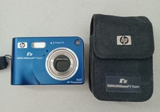 HP Photosmart R607 BMW Williams F1 Digital Camera Tested in Tin w/ Accessories