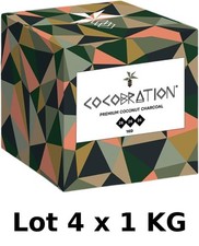 Lot 4 x 1kg Charbon Coco