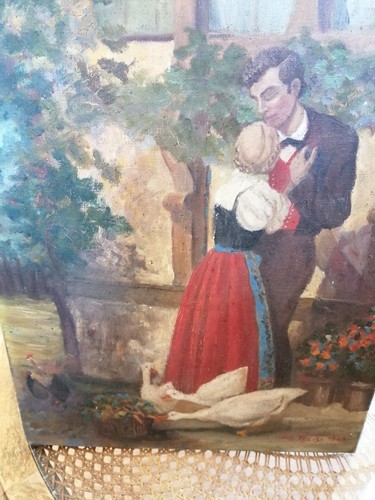 Hst tableau ancien couple - ancien,