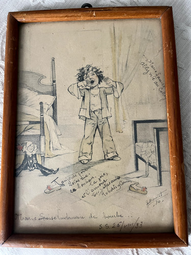 Dessin germaine bouret 1933 - dessin,