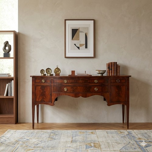 Buffet ancien acajou tiroirs - ancien,