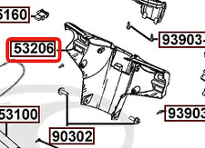 Cache guidon KYMCO LIKE 125