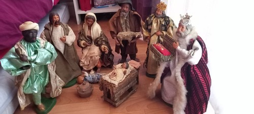 Santons crèche habillé - santons,
