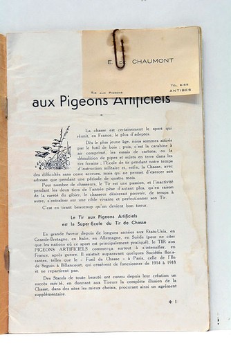 Chaumont tir aux pigeons - le,