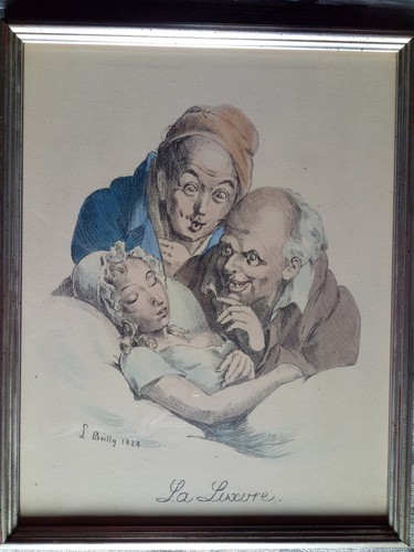 Tableau boilly xixème - tableau,