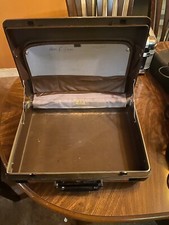 SAMSONITE AUDIO CARRYING CABLE HARD BRIEF ATTACHE CASE - VINTAGE