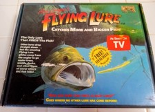 Vintage Alex Langer's Flying Lures Seen On TV Bait Kit Rubber Worms Hook Booklet