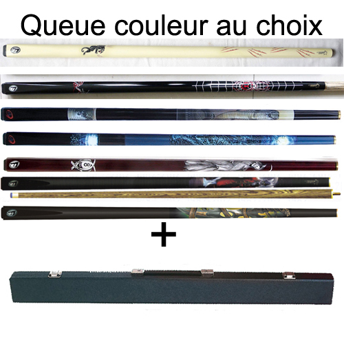 Coffret queue billard canne - queue,