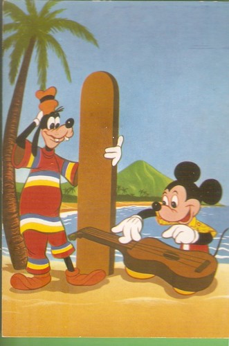 Walt disney carte postale - disney,