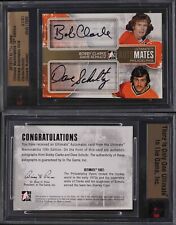2010 ITG Ultimate Automates Gold Bobby Clarke Dave Schultz AUTO 1/1
