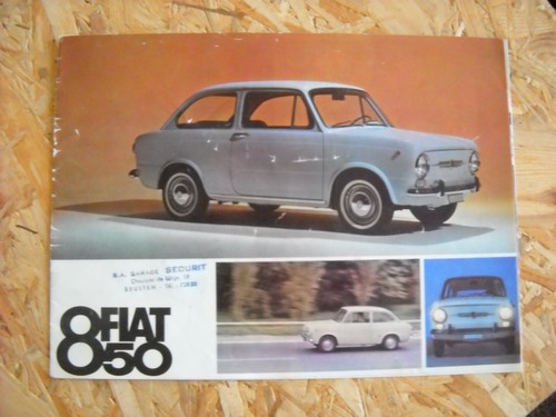 Brochure catalogue fiat 850 - fiat, s