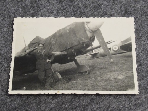 Photo originale avion spitfire - photo,