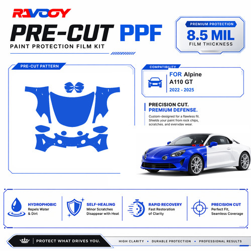 Precut ppf clear - kit, for