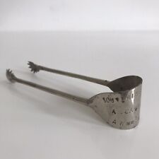 Rare Military Souvenir 105th Camel Line Regiment 1909 Armory Sugar Tweezers