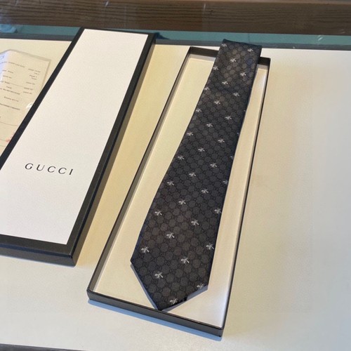 Noir gucci cravate - en, soie