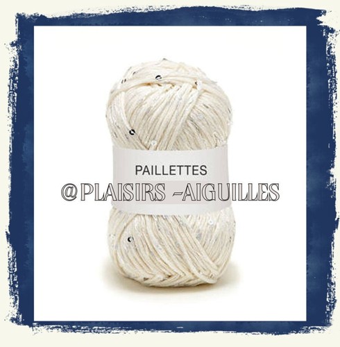 Pelote paillettes nacre - 1,