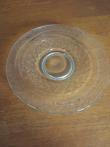 Plat service rond verre - de,