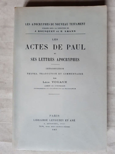 Les actes paul ses - les,