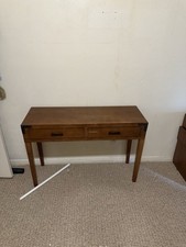 Wooden Console Table with Two Drawers