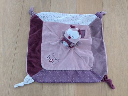 Doudou plat hibou - , sauthon