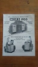 ANTIQUE ADVERT PUB - WASHING MACHINE MORS 