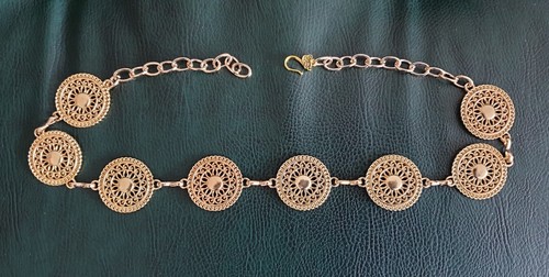 Collier fantaisie métal - collier, en