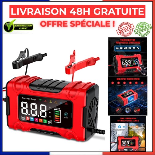 Chargeur batterie voiture 10a - chargeur,