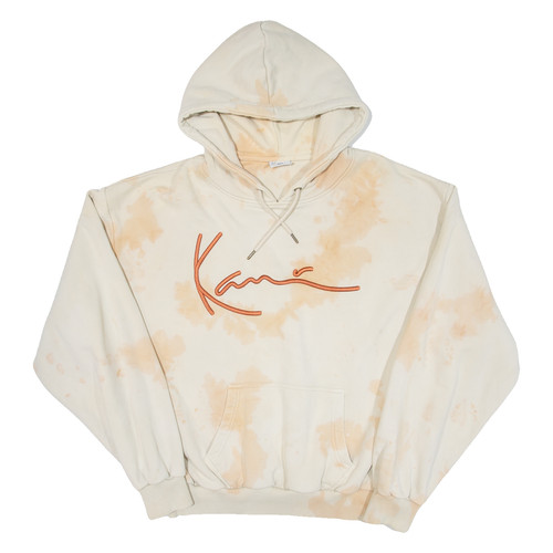 Hoodie beige femme karl kani - beige,